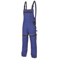Pantaloni con pettorina, blu, taglia M/50