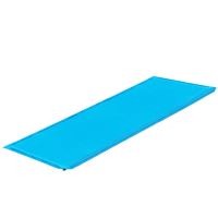 Materasso da campeggio autogonfiabile, poliestere e schiuma PU, blu, 180x50 cm, Springos