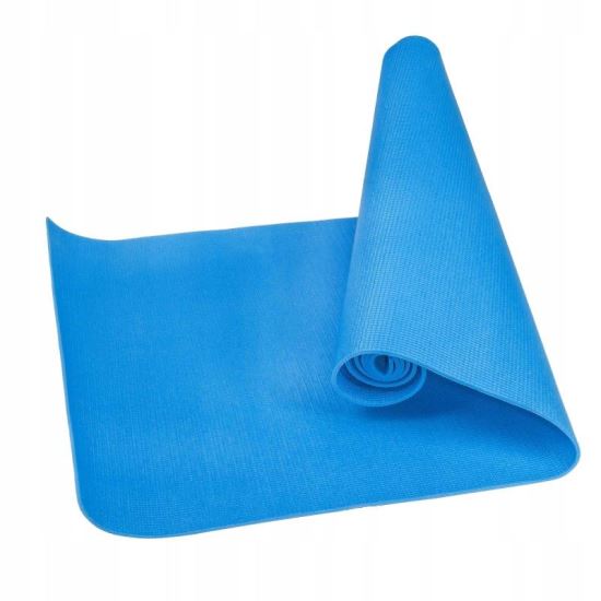 Tappetino yoga, fitness, blu, 173x61x0,4 cm, Springos