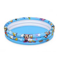 Aufblasbarer Pool für Kinder, rund, Modell Mickey Mouse, 122x25 cm