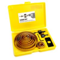 Frese circolari bimetalliche, per cartongesso, legno, set 16 pz, 19-127 mm, Strend Pro