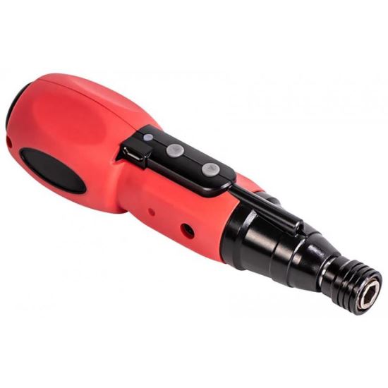 Electric screwdriver, 3.6 V, Li-ion, 12 tips, bits, Strend Pro