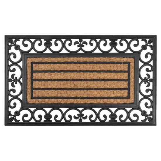 Zerbino d'ingresso, gomma, 45x75 cm, Ornamento