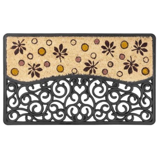 Zerbino d'ingresso, gomma, 75x45 cm, Oldstyle