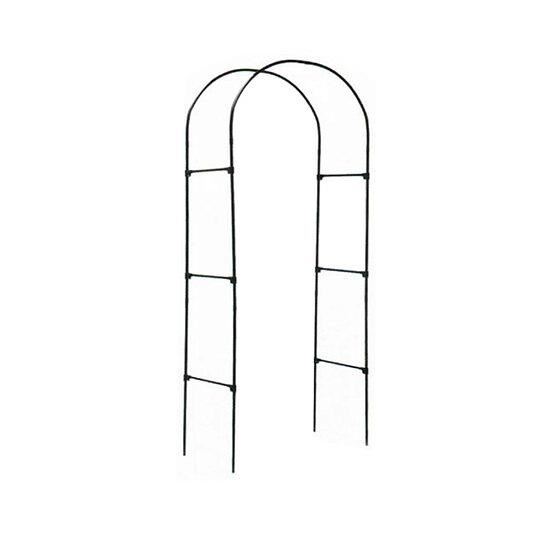 Arco in metallo, pergola, per giardino, 140x37x240 cm