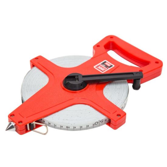 Vezeltapehaspel, 50 m, met handvat, Beorol