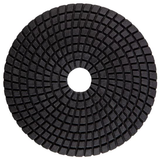 Diamantschijf, gepolijst/geslepen, nat/droog, flexibel, K100, 125 mm, Grafiet