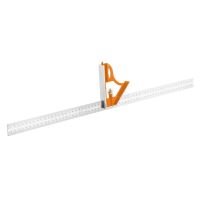  Multifunctionele liniaal voor het meten van hoeken, staal, 60 cm, NEO