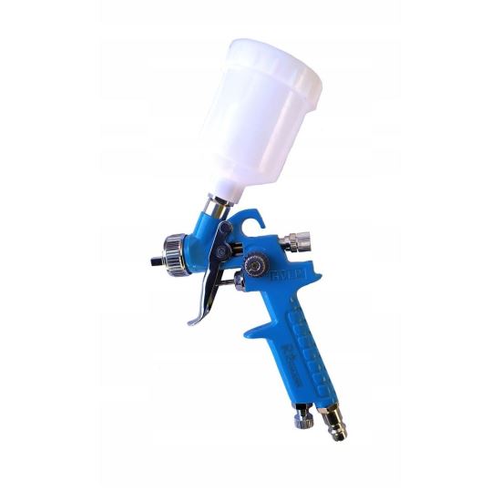 Mini spray gun, upper pot, plastic, HVLP, 0.15 L, 0.8 mm, Richmann