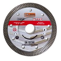 Disco diamantato turbo sottile, piastre in ceramica, taglio a secco e a umido, 115 mm/22,23 mm, Esclusiva Richmann
