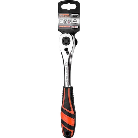 Llave de trinquete, acero CR-V, 60 dientes, 1/2", exclusiva de Richmann
