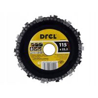 Disco da taglio per legno, con catena, 115 mm, Drel