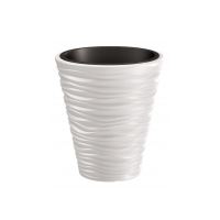 Vaso da fiori decorativo, rotondo, bianco, 18/37 L, 38,8x43,6 cm, Sabbia
