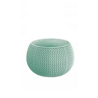 Vaso decorativo con catena, rotondo, verde, 23,9x16,1 cm, Splofy Bowl WS