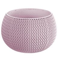  Vaso da fiori decorativo, rotondo, viola, 29x19,5 cm, Splofy Bowl
