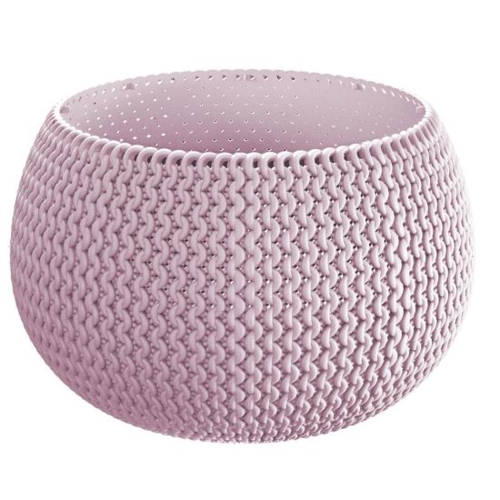 Vaso da fiori decorativo, rotondo, viola, 29x19,5 cm, Splofy Bowl