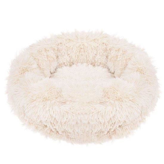 Cuccia morbida per cani/gatti, beige, 50 cm