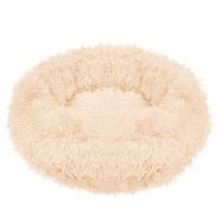 Cuccia morbida per cani/gatti, panna, 50 cm
