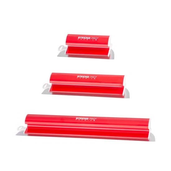 Set van 3 professionele strijkijzers, roestvrij staal, 25, 40, 60 cm, Strend Pro