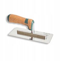 Roestvrijstalen spatel, Venetiaans, Olejnik, 20x8 cm, kurken handvat