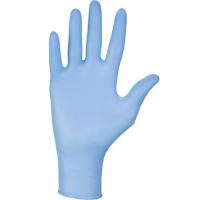 Guanti in nitrile, monouso, senza polvere, blu, set da 100 pezzi, taglia S, Isotrade