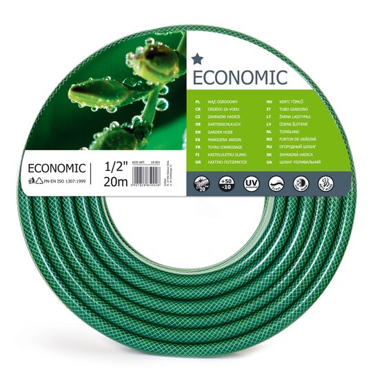 Tuyau d'arrosage, 3 couches, 1/2", 20 m, Cellfast Economic