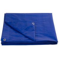 Telo impermeabile con anelli, 2,9x3,9 m, PE, 80 g/m2, 12 m2​​​​​​