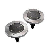  Lampada solare da giardino, LED, set da 2, 11,5x14 cm, Gruid