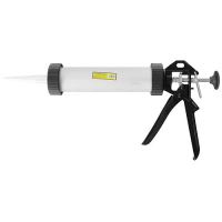 Pistola, pressa, cartuccia in silicone, tubo in alluminio, 310 ml, Strend Pro