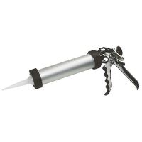 Pistola, pressa, cartuccia in silicone, tubo in alluminio, 600 ml, Strend Pro