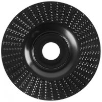 Disco abrasivo circolare, sagomato, piallante, fine, acciaio cementato, per legno, plastica, gesso, 125x22,2 mm, Strend Pro