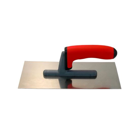 Roestvrijstalen deegroller, zacht handvat, 13x27 cm