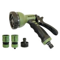 Gartenspritzpistole, Duschtyp, 9 Modi, mit Zubehör, Beorol