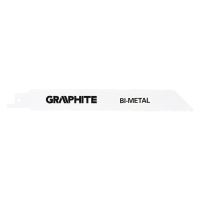 Lama, sega alternativa, per legno, metallo, BIM, 14 TPI, set da 2, 300 mm, Grafite