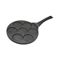 Teglia in alluminio, rotonda, per pancake e uova, 27 cm, Magic Home