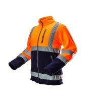 Werkjas, reflecterend, fleece, oranje, Zichtbaarheidsmodel, maat L/52, NEO