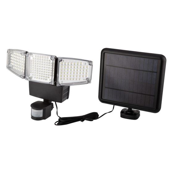 Lampada da parete solare, LED, sensore di movimento, 2 modalità di illuminazione, 10 W, 1000 lm, IP65, NEO