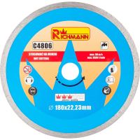 Diamantscheibe, Keramikplatten, Nassschnitt, 180 mm/22,23 mm, Richmann