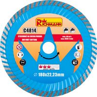 Turbo-Diamantscheibe, Beton, Nass- und Trockenschnitt, 180 mm/22,23 mm, Richmann Exclusive