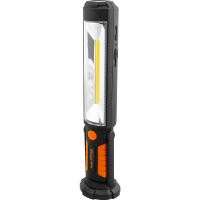Work flashlight, LED COB, magnetic, with battery, 5 W, 450+25 lm, USB, Richmann Exclusive
