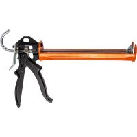 Gun, press, silicone cartridge, steel, 300 ml, 22.5 cm, Richmann Exclusive