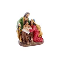 Decorazione natalizia, poliresina, Natività di Gesù, 10,5x6x12 cm, Magic Home