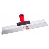Cazzuola per facciate in acciaio inox, Olejnik, Popular, manico morbido, 480 mm, Rosso