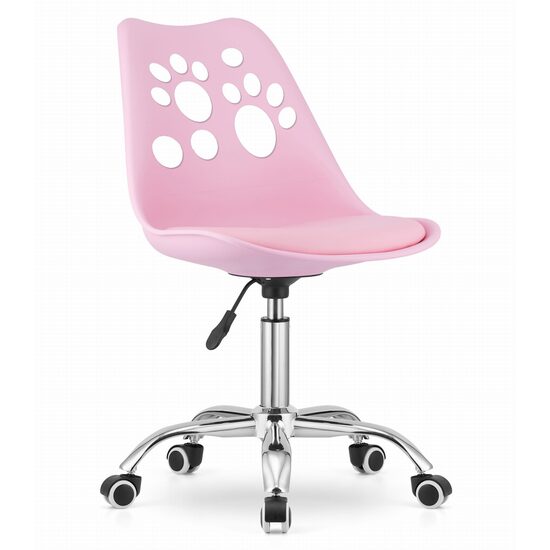 Sedia da ufficio, Artool, Print, girevole, PP, rosa, 50x57x93,5 cm