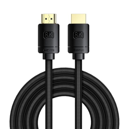 Câble HDMI vers HDMI Baseus Haute Définition Noir 8K, 3m