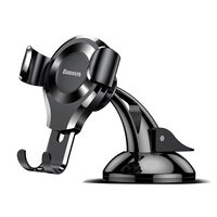 Baseus Auto Osculum Type Gravity Black Support (mit Saugnapf)