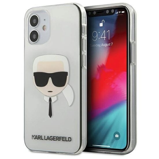iPhone 12 Mini Karl Lagerfeld Karl's Head Transparent case