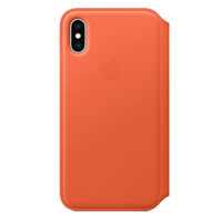Original iPhone X / XS Apple Leder Folio Sunset Hülle