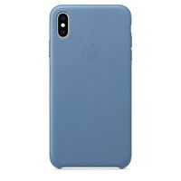 Original iPhone XS Max Apple Lederhülle in Kornblumenform