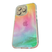 Coque iPhone 13 Pro transparente brillante série Aurora Devia